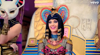 Illustration for article titled Katy Perry's Wackadoo 'Dark Horse' Video Must Be Seen to Be Believed
